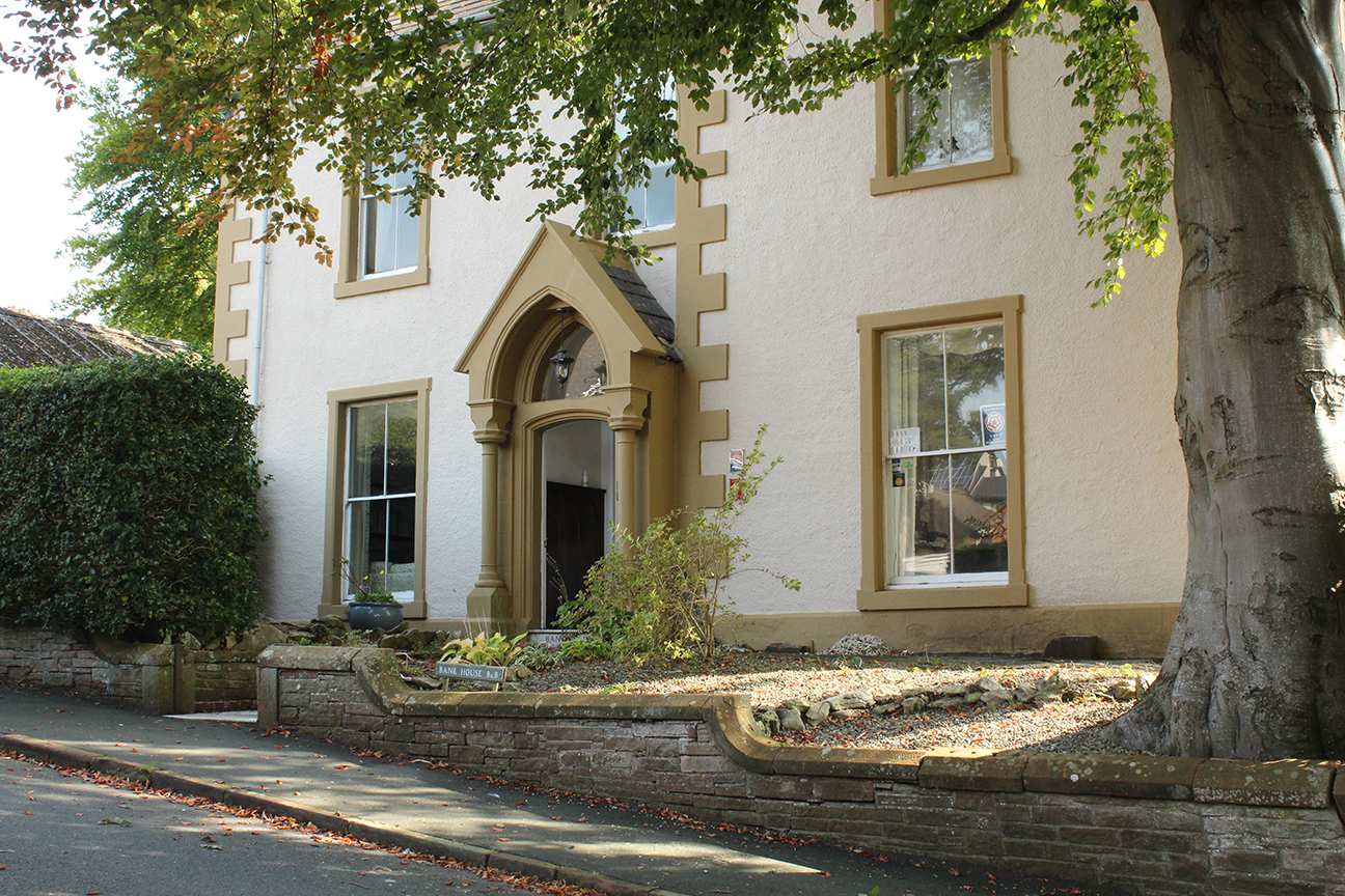 Front of Bank House B and B 