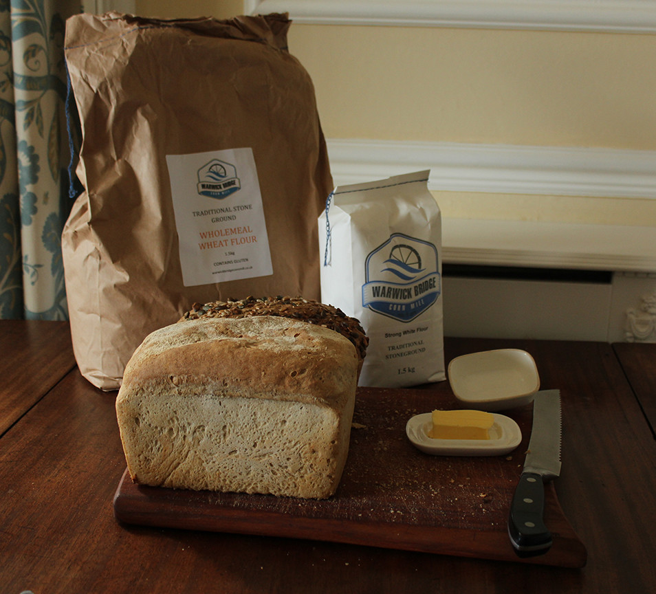 bread made from flour warwick bridge flour